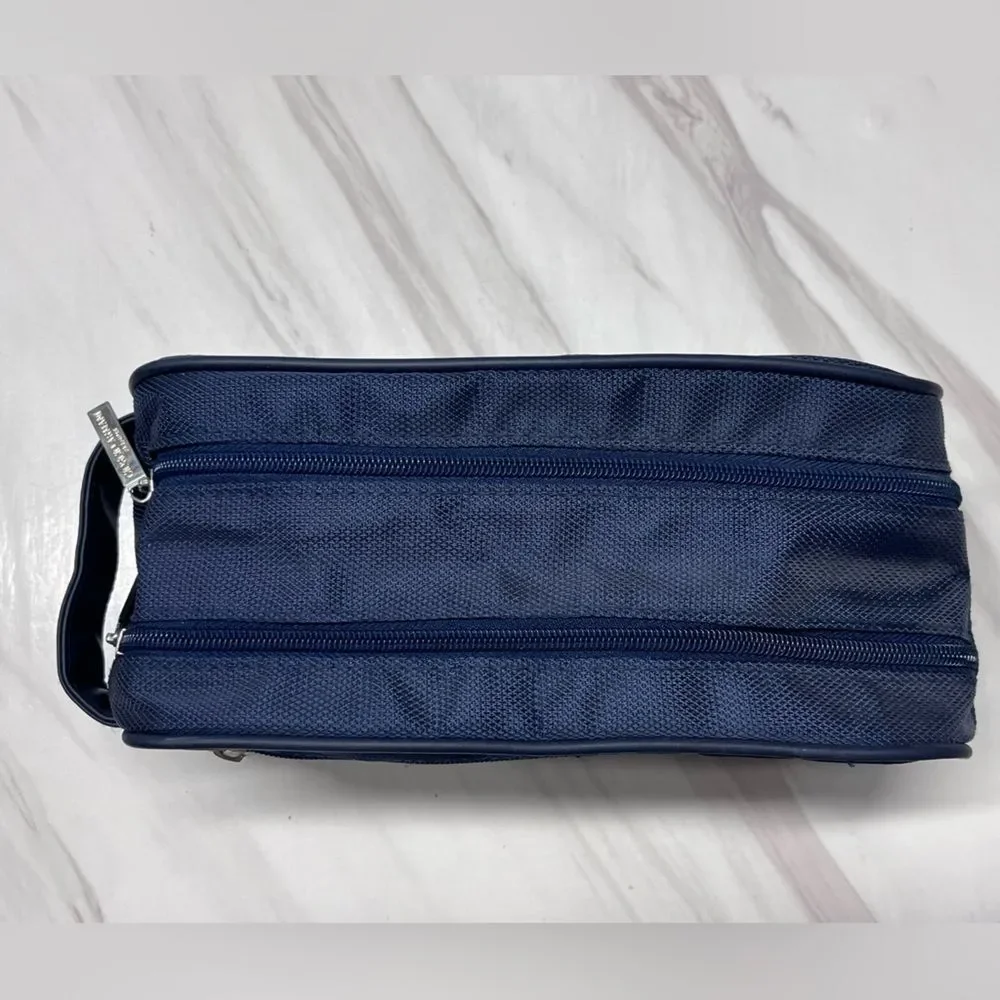 NWOT Giorgio‎ Armani | Navy Blue Small Cosmetics Bag